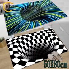 3D Swirl Rug Illusion Optical