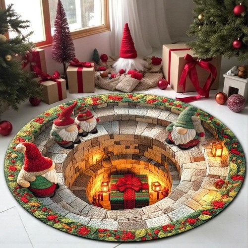 Christmas decorations rug - christmas, 3d