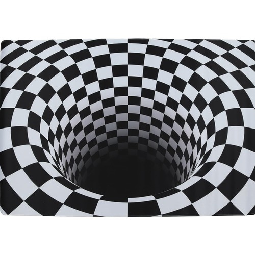 Optical illusion rug - rug,