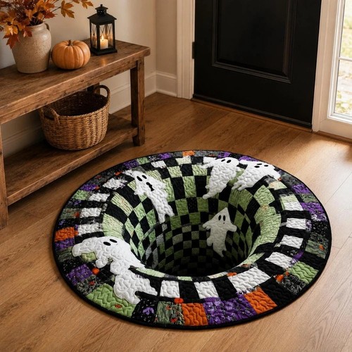 Halloween rug ghost - halloween,