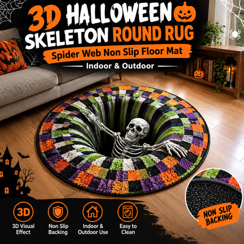 Halloween vortex round - 3d,