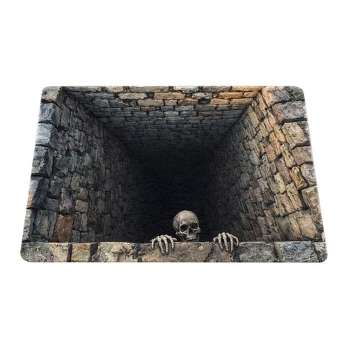 Halloween illusion rug - 3d,