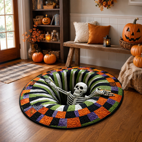 Halloween rug ghost - 3d,