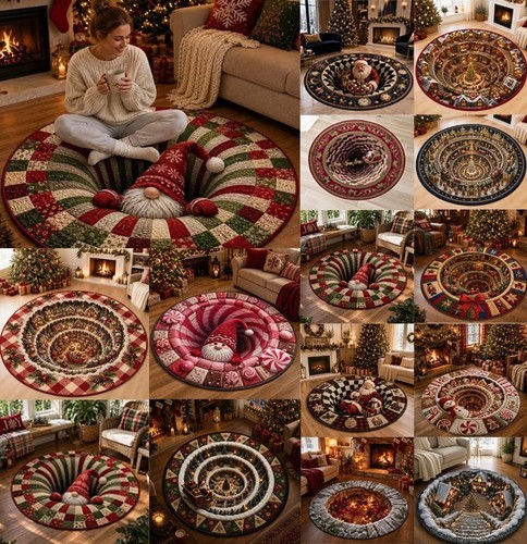 Christmas decorations rug - decorations,