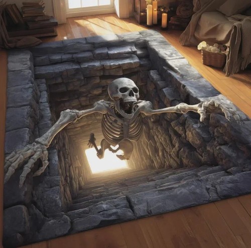 Halloween skeleton optical - halloween,