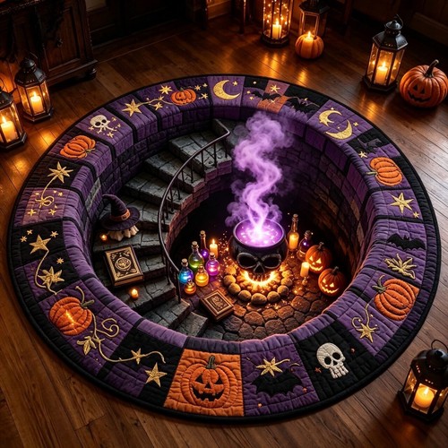 Optical illusion rug - 3d,