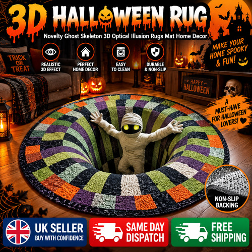 Halloween rug novelty - 3d,