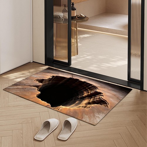 Optical illusion abyss - illusion, door