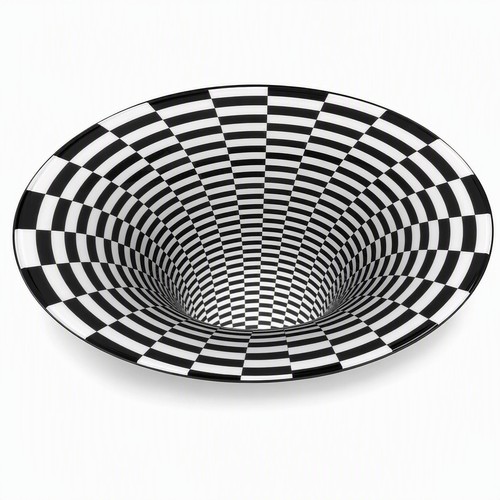 Optical illusion vortex - vortex, rug