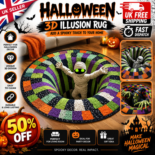 Halloween rug novelty - 3d,