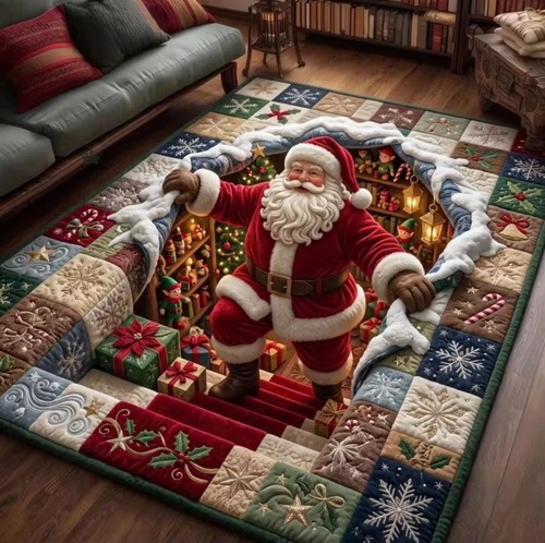 Christmas optical illusion - 3d,
