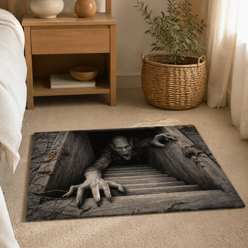 Optical illusion rug - 3d,