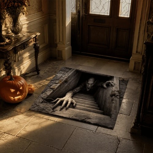 Halloween optical illusion - 3d,