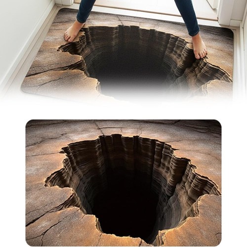 Flat optical illusion - 3d,