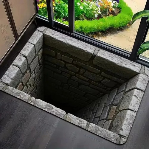 Optical illusion endless - 3d,