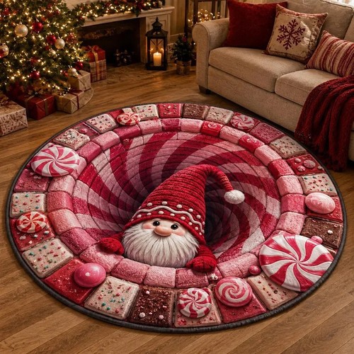 Christmas decorations rug - christmas, 3d