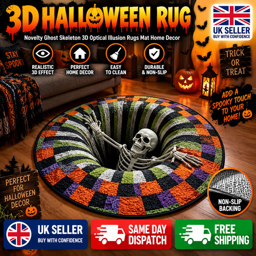 Halloween rug novelty - 3d, rug,