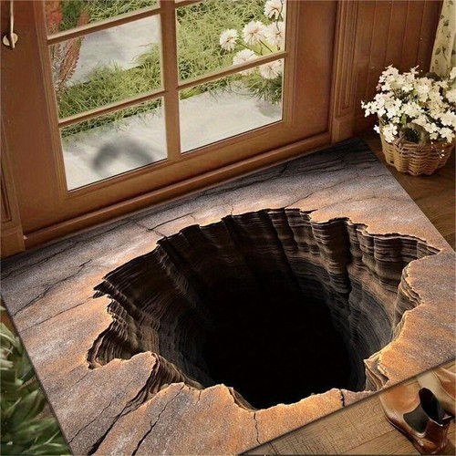 Optical illusion abyss - illusion,