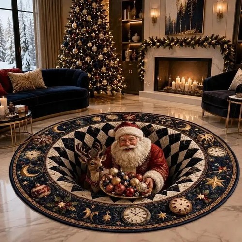 Christmas decorations rug - christmas,