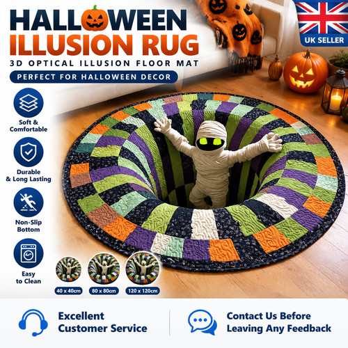 Halloween rug novelty - 3d, rug,