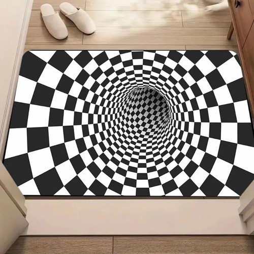 Halloween door mat optical - halloween,