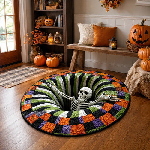Halloween rug ghost - 3d,