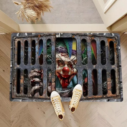 Halloween door mat - halloween, 3d